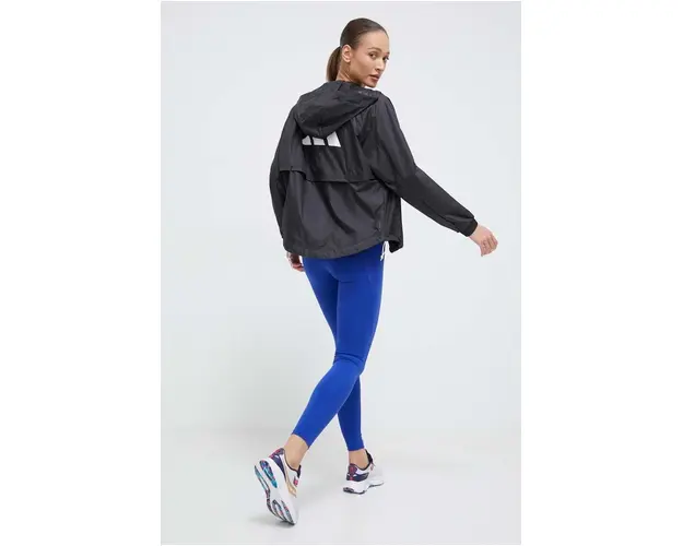 adidas Performance jacheta de antrenament Hyperglam culoarea negru, de tranzitie IS8036