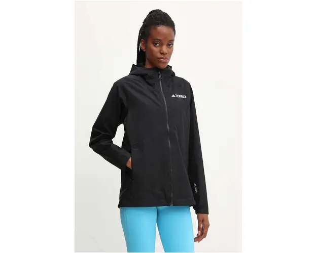 adidas TERREX geaca de ploaie Multi femei, culoarea negru, IV9835