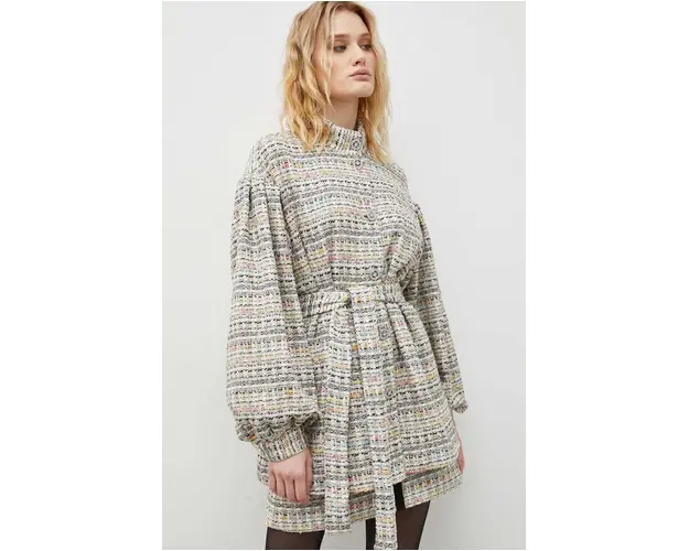 Bruuns Bazaar geaca femei, culoarea bej, de tranzitie