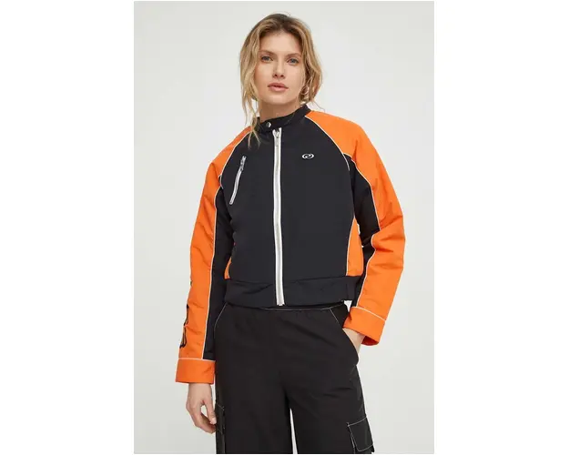 Résumé geaca femei, culoarea negru, de tranzitie