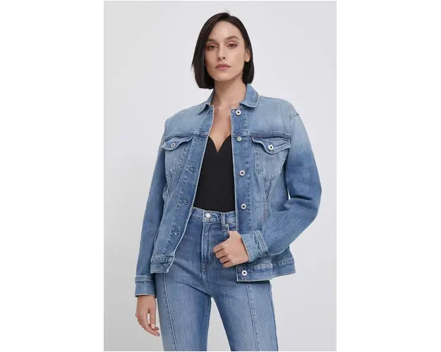 Pepe Jeans geaca jeans femei, de tranzitie