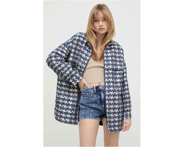 IRO geaca din amestec de lana de tranzitie, oversize