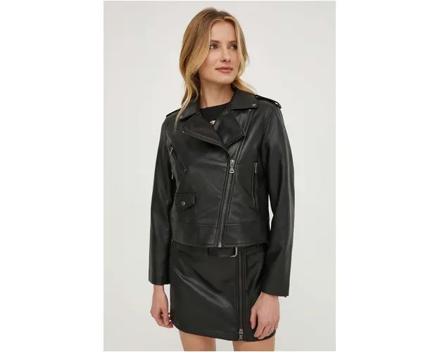 Sisley geaca ramones femei, culoarea negru, de tranzitie