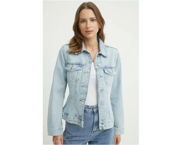 Sisley geaca jeans femei, de tranzitie