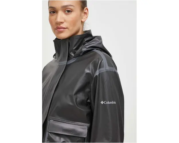 Columbia geaca de ploaie OutDry Extreme Boundless femei, culoarea gri, 2071411