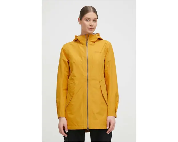 Jack Wolfskin jacheta de exterior Dakar Parka culoarea galben