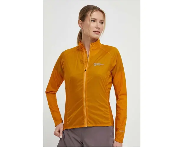 Jack Wolfskin windbreaker Gravex culoarea galben