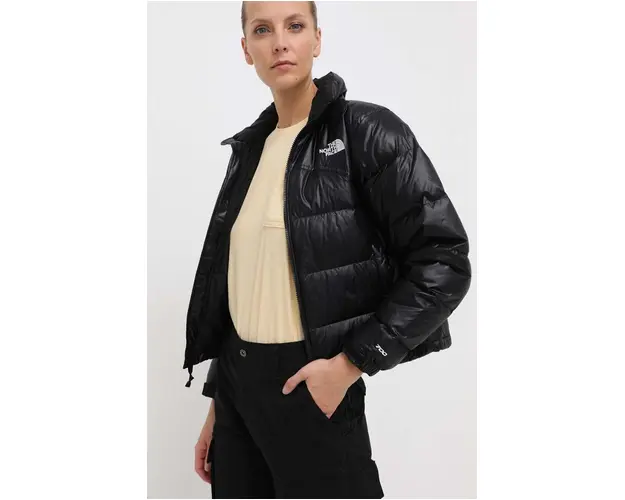 The North Face geaca de puf 2000 RETRO NUPTSE femei, culoarea negru, de iarna