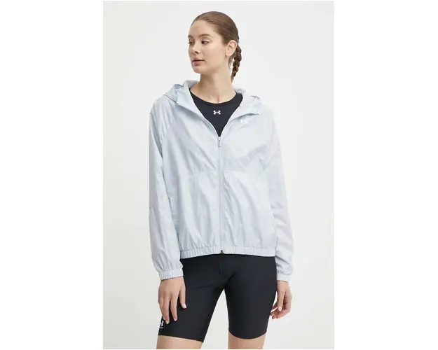 Under Armour windbreaker Rival culoarea gri, de tranzitie