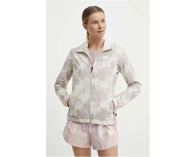 Picture windbreaker Scale Printed culoarea roz, WVT346