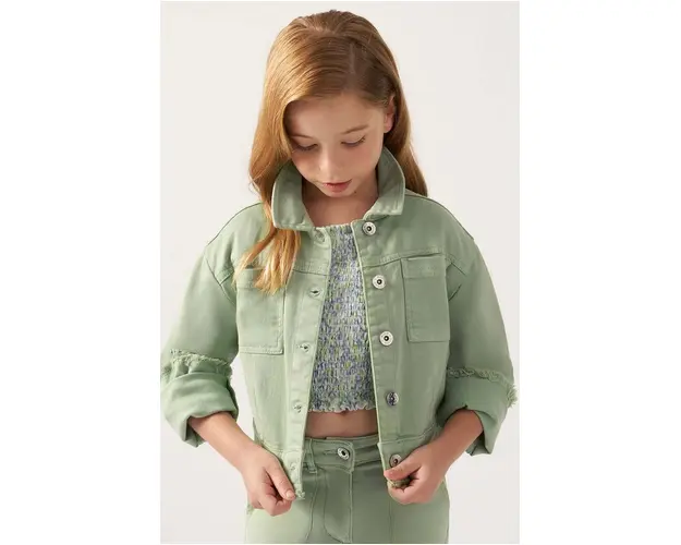 Mayoral geaca copii culoarea verde
