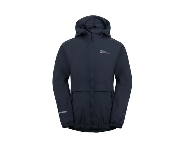 Jack Wolfskin geaca de ploaie copii RAINY DAYS culoarea albastru marin