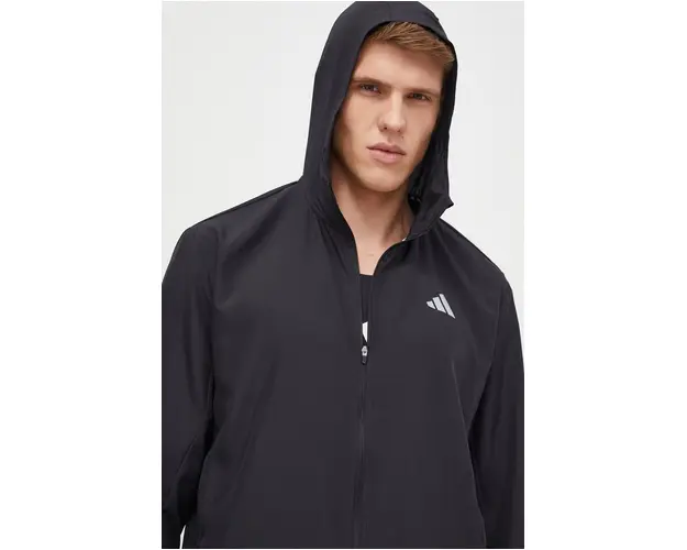 adidas Performance jacheta de alergare Run It culoarea negru, de tranzitie IL7230