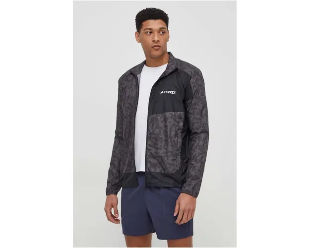 adidas TERREX geaca windbreaker TERREX culoarea maro IN6726