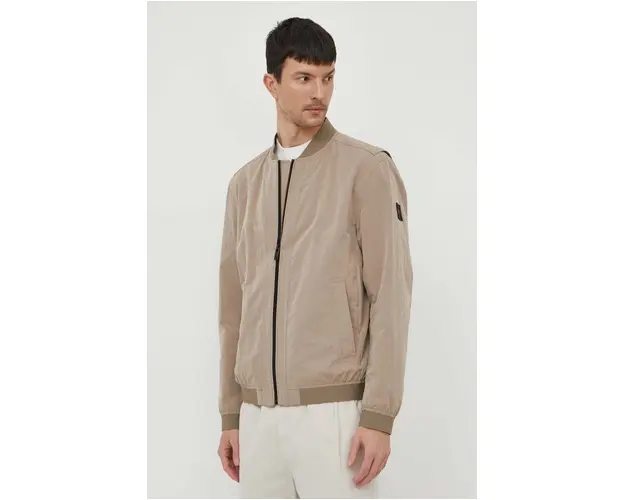 BOSS Orange geaca barbati, culoarea maro, de tranzitie 50513937