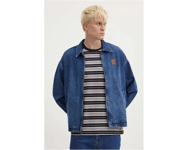 DC geaca jeans Rebuild barbati, de tranzitie, oversize, ADYJK03190