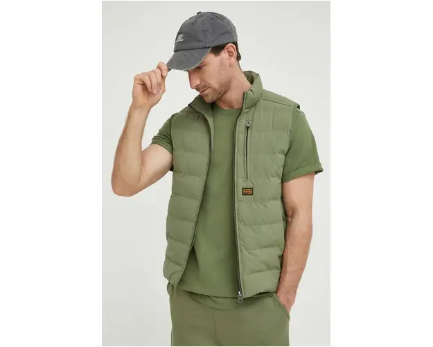 G-Star Raw vesta barbati, culoarea verde, de tranzitie