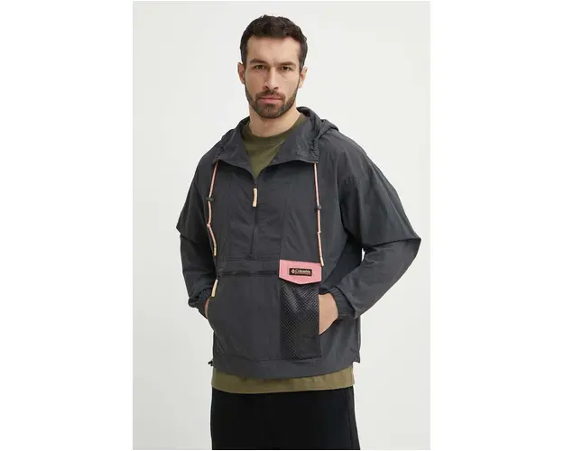 Columbia geaca Painted Peak barbati, culoarea gri, de tranzitie, oversize, 2072191