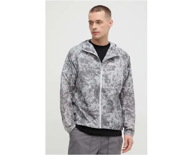 Jack Wolfskin jacheta de exterior Prelight Wind culoarea gri