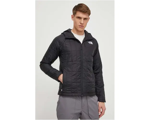 The North Face geaca sport Circaloft Hoodie culoarea negru
