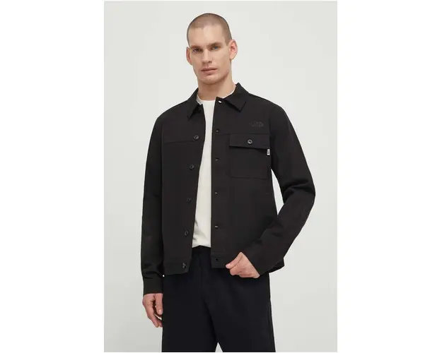 The North Face geaca barbati, culoarea negru, de tranzitie, NF0A8794JK31