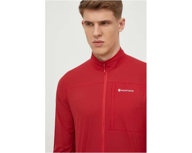 Montane windbreaker Featherlite culoarea rosu, MFLJK15