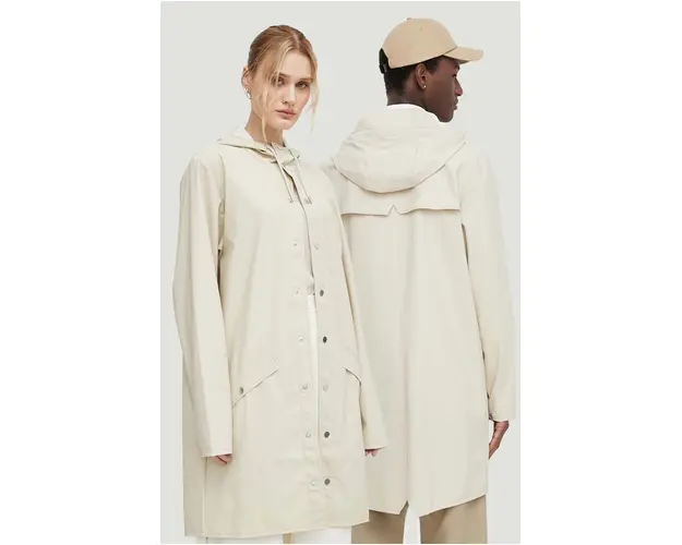 Rains geaca 12020 Jackets culoarea bej, de tranzitie