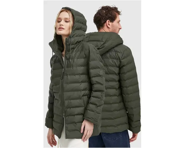 Rains geaca 15810 Jackets culoarea verde, de iarna