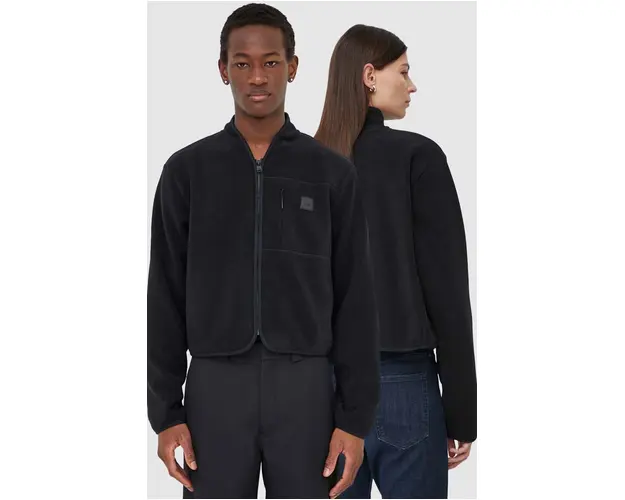 Rains bluza 19520 Jackets culoarea negru, neted