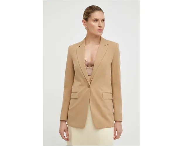 BOSS sacou culoarea bej, un singur rand de nasturi, uni 50512214