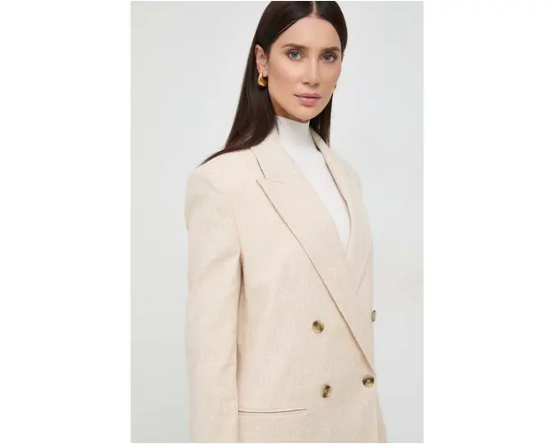 BOSS sacou culoarea bej, cu doua randuri de nasturi 50513131