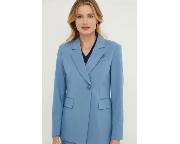 Sisley sacou cu doua randuri de nasturi, neted