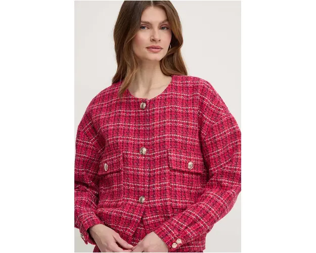 Morgan geaca VESIL.F femei, culoarea rosu, de tranzitie, VESIL.F