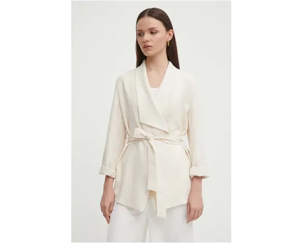 Artigli sacou culoarea bej, desfacut, neted, AB38192