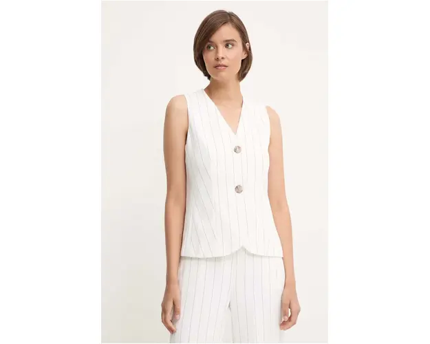 Sandro Ferrone vesta culoarea alb, un singur rand de nasturi, SFS21XBDVICTORIA