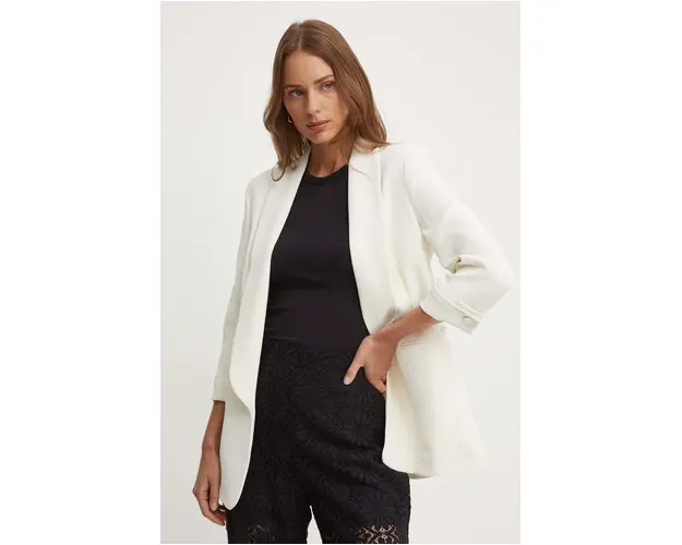 Sandro Ferrone sacou culoarea bej, desfacut, neted, SFS25XBDEVELINA