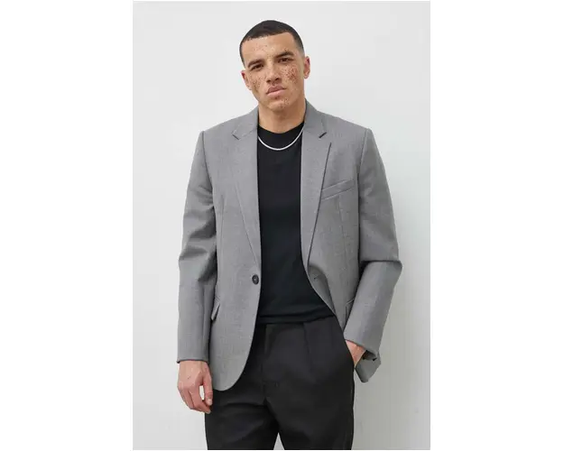 IRO geaca de lana culoarea gri