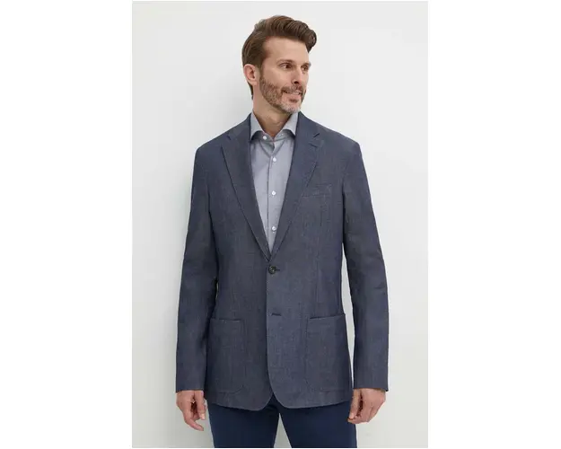 Michael Kors sacou barbati, culoarea albastru marin