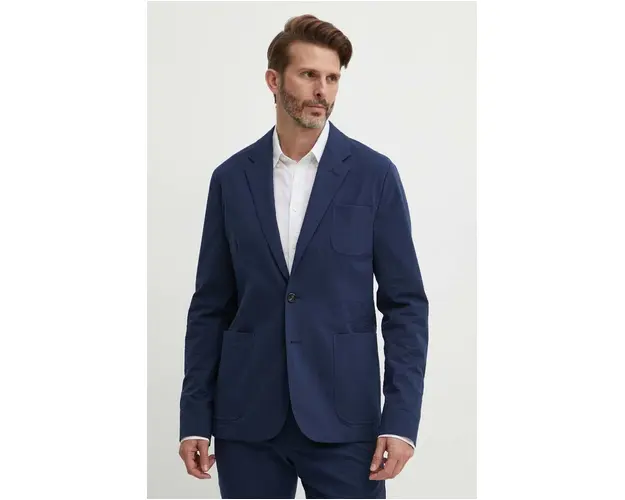 Michael Kors sacou barbati, culoarea albastru marin