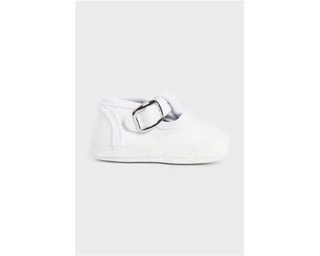Mayoral Newborn pantofi pentru bebelusi culoarea alb