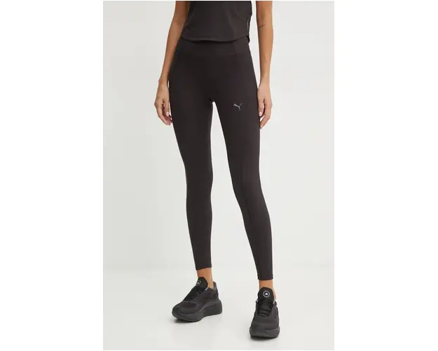 Puma jambiere de yoga STUDIO FOUNDATION culoarea negru, uni, 524847