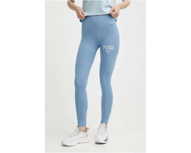 Puma colanti SQUAD femei, cu imprimeu, 677900