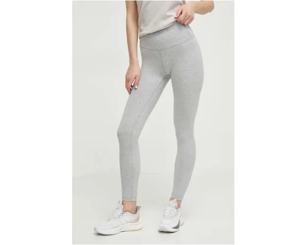 New Balance colanti femei, culoarea gri, melanj