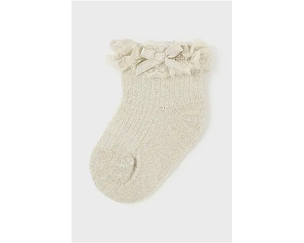 Mayoral Newborn sosete copii culoarea bej