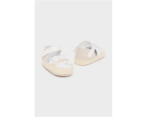 Mayoral Newborn pantofi pentru bebelusi culoarea alb