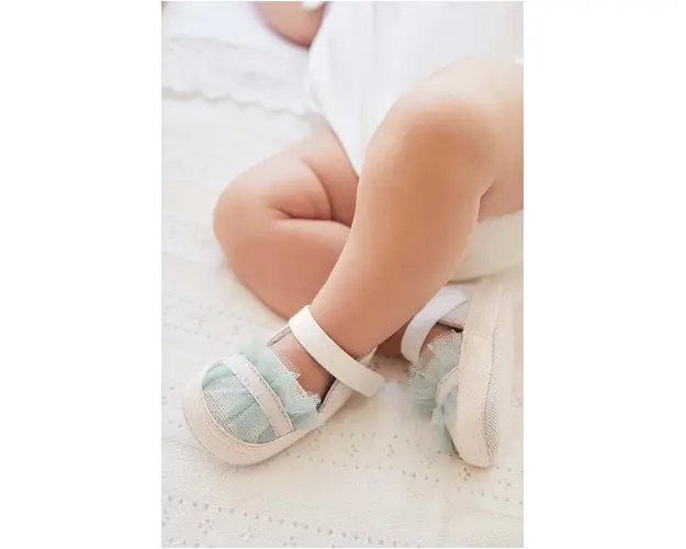 Mayoral Newborn pantofi pentru bebelusi culoarea bej
