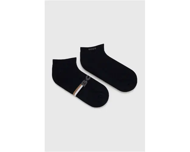 BOSS sosete 2-pack barbati, culoarea bleumarin 50510656