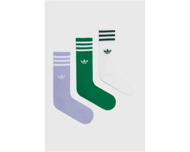 adidas Originals sosete 3-pack culoarea violet, IU2655