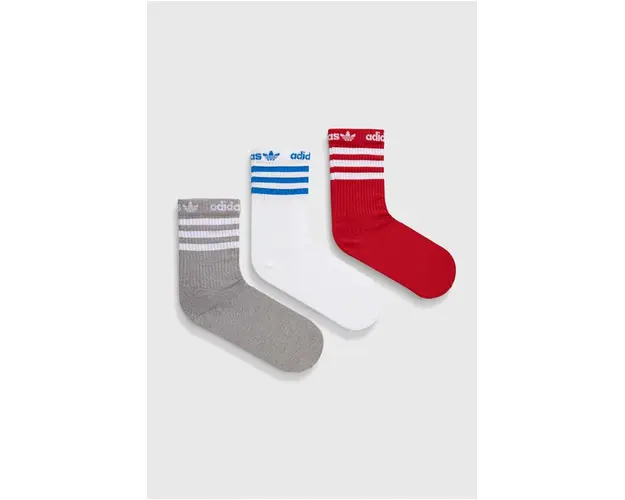 adidas Originals sosete 3-pack culoarea gri IU2680