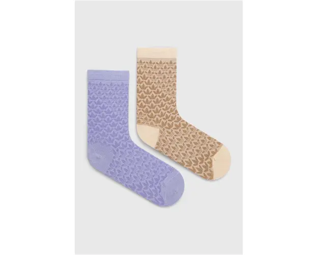 adidas Originals sosete 2-pack culoarea violet IS1264